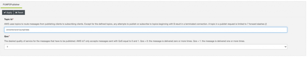Pump 2 Publisher component in Everyware Software Framework