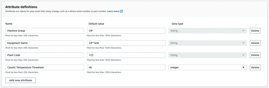 Set temperature threshold used later in alarm definition