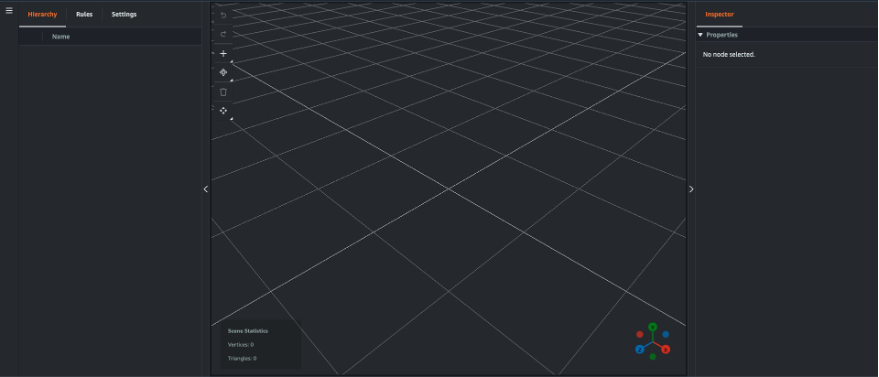 Figure 13: The UI of the AWS IoT TwinMaker scene