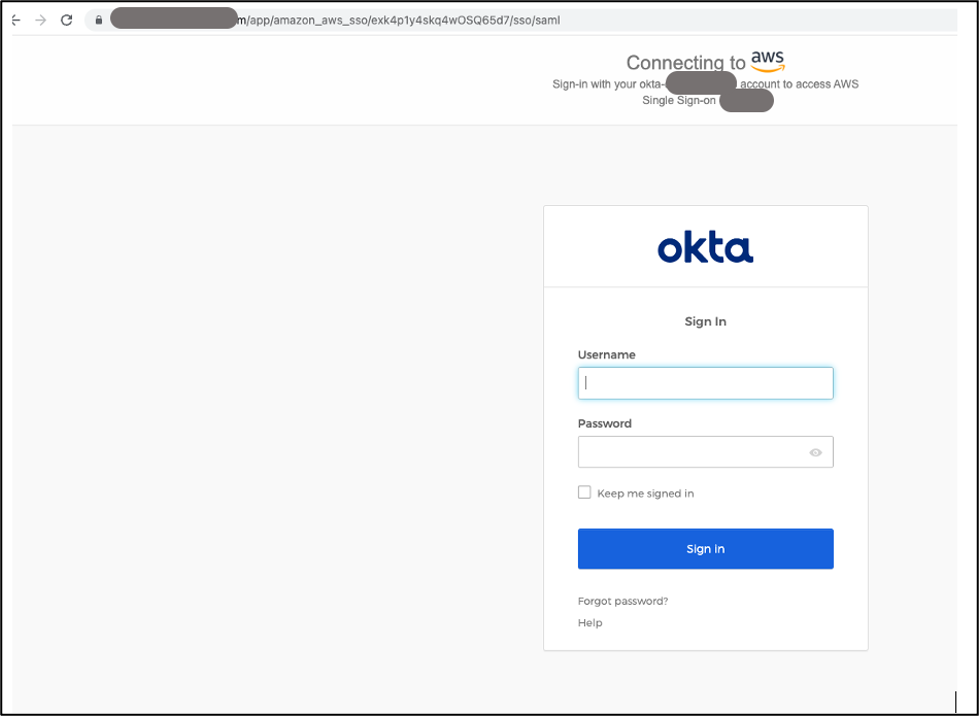Acessing IoTSiteWise with okta credentials