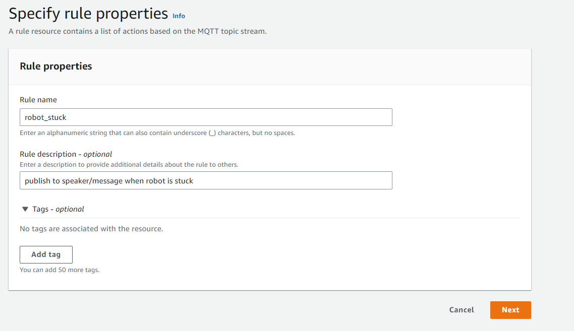 8 - Specify Rule Properties