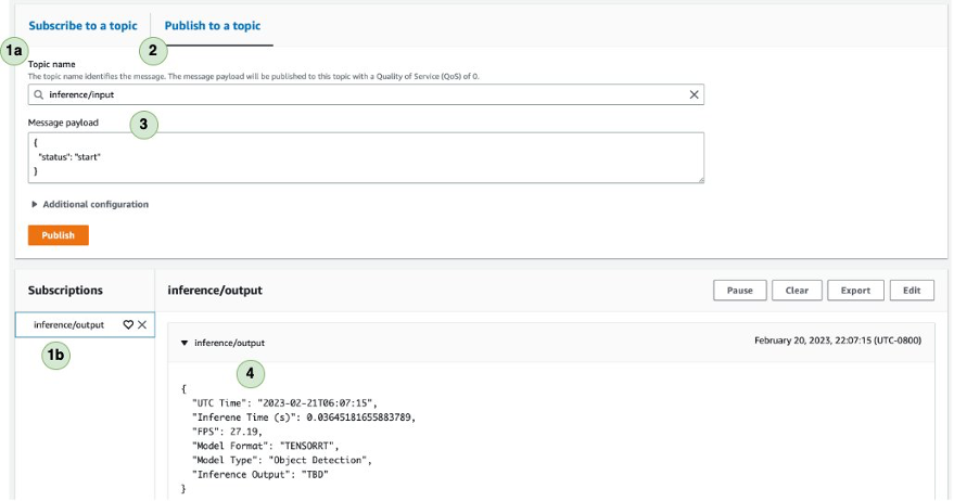 YOLOv8 at Edge MQTT client