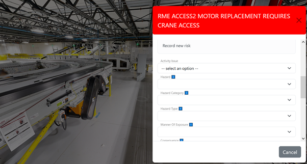 Matterport scan of digital twin 