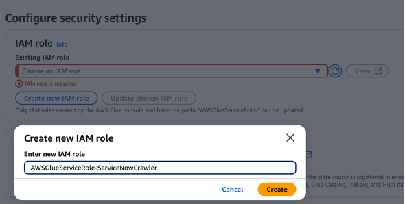 Crawler IAM Role