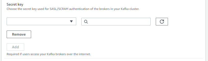 Конфигурация SASL/SCRAM аутентификации