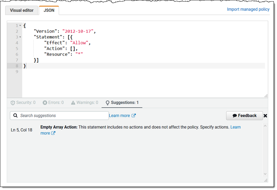 Проверка политики: предложение