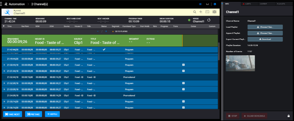 Versio Automation – Clean UI, easy operation, connectivity to Content Portal built-in