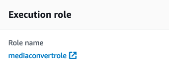 A screenshot demonstrating the Execution role of Lambda function #3