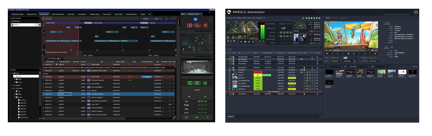 Figure 2: Playlist View of Gallium or Makalu