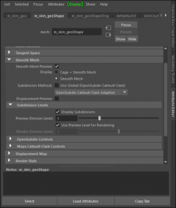 Displacement preview option