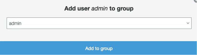 Add the user to the admin group using the drop down. This step is critical or else your access to MAPS will be restricted.