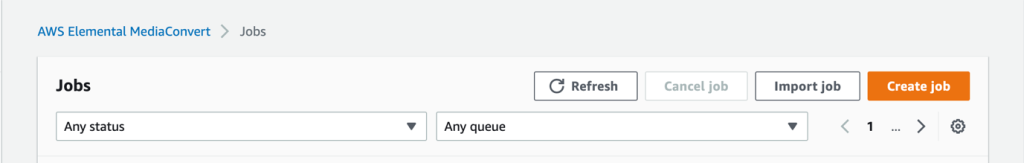 Create MediaConvert Job