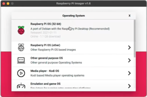 Operating system selection