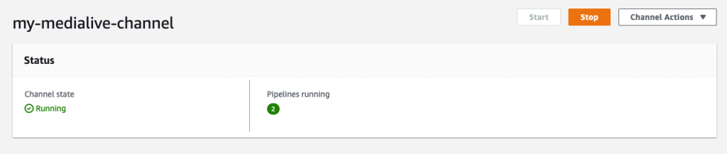 Medialive channel with duplicated pipelines
