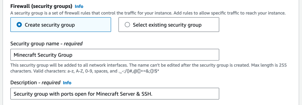 Create a Firewall (security group) in your EC2 instance configuration.