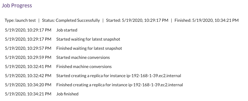 CloudEndure Target Machine Launch