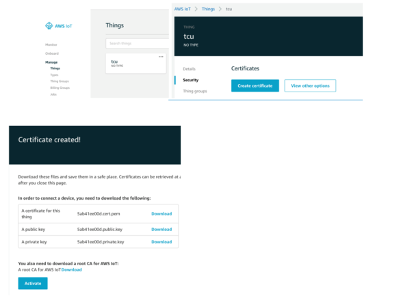 create a certificate