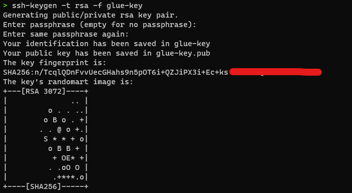 Glue Dev Endpoint screenshot
