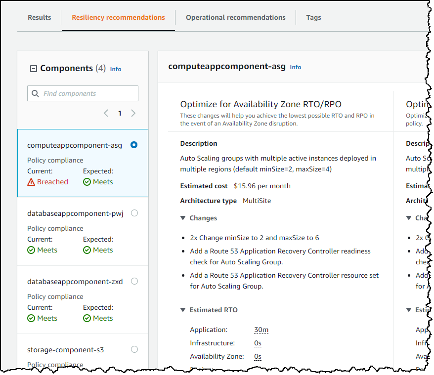 복원력 허브 권장 사항