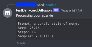 Amazon ECS task processing a request