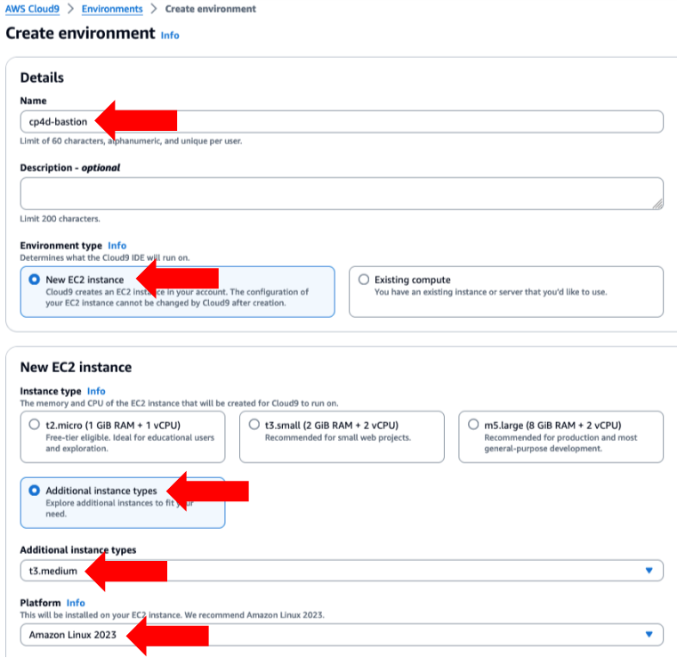 Create an AWS Cloud9 environment