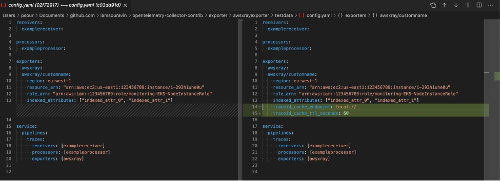 Exporter Configuration