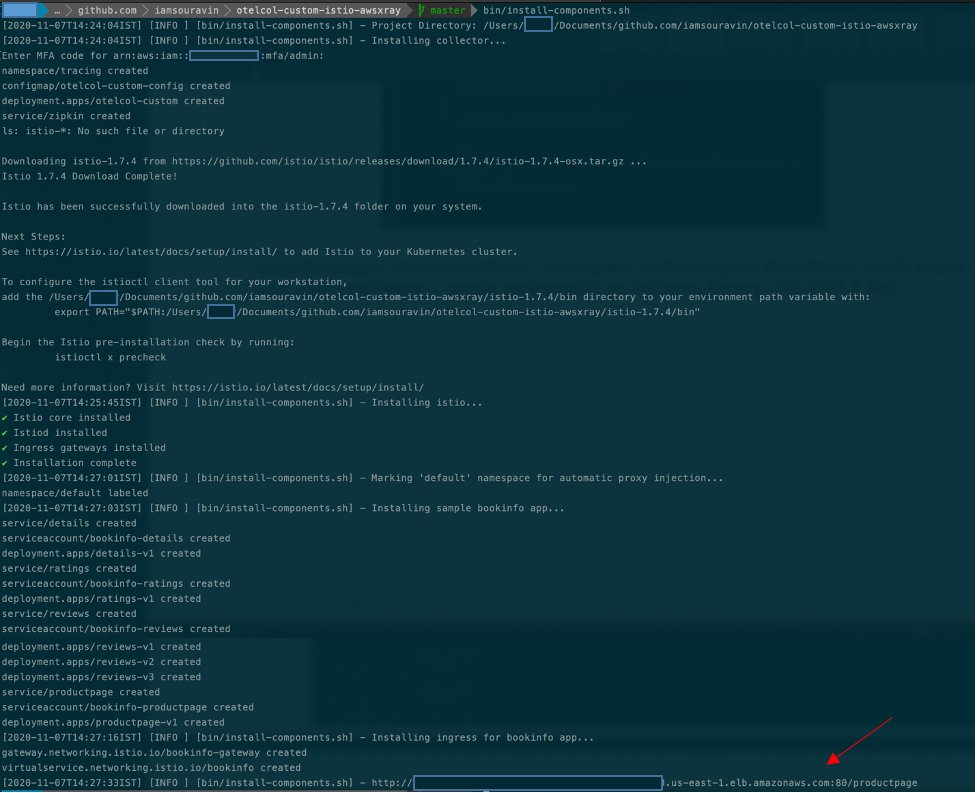Launch install script