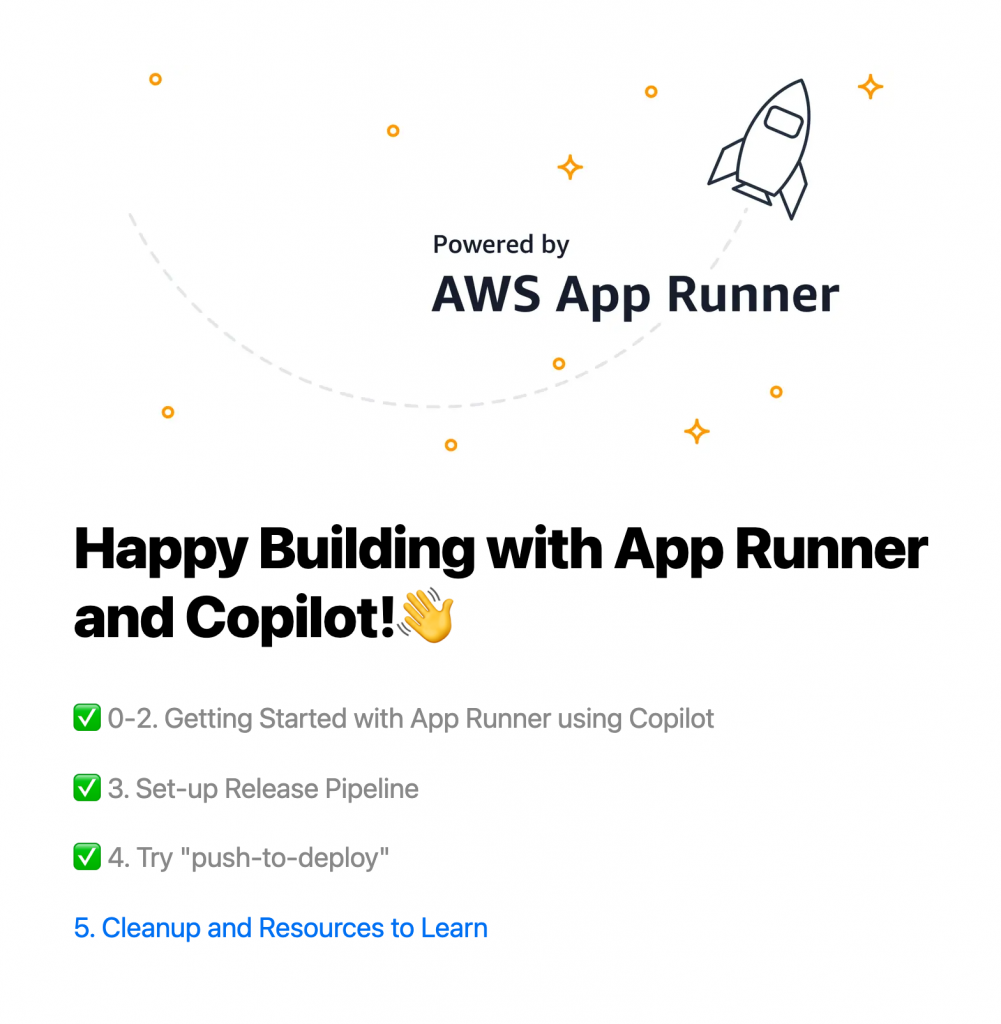 Happy Building with App Runner and Copilot!