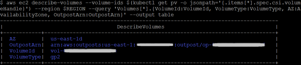 kubektl expected output (3/3)