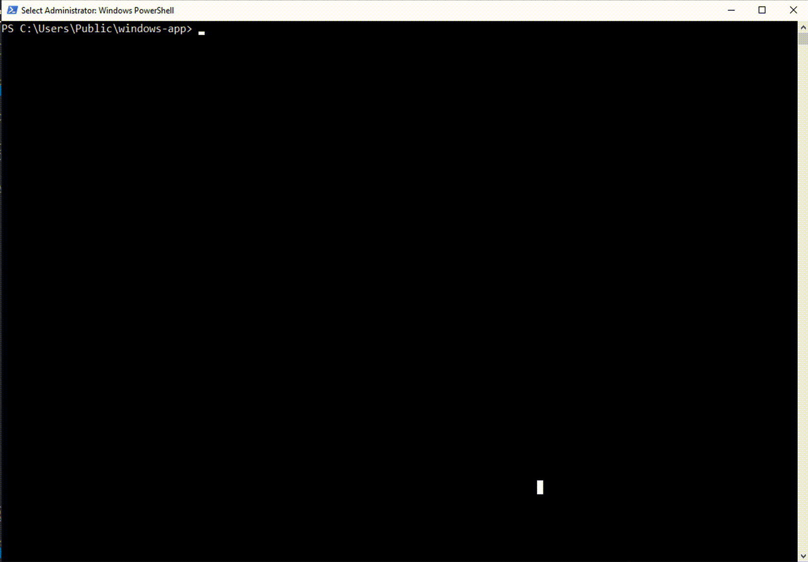 GIF of copiliot env init