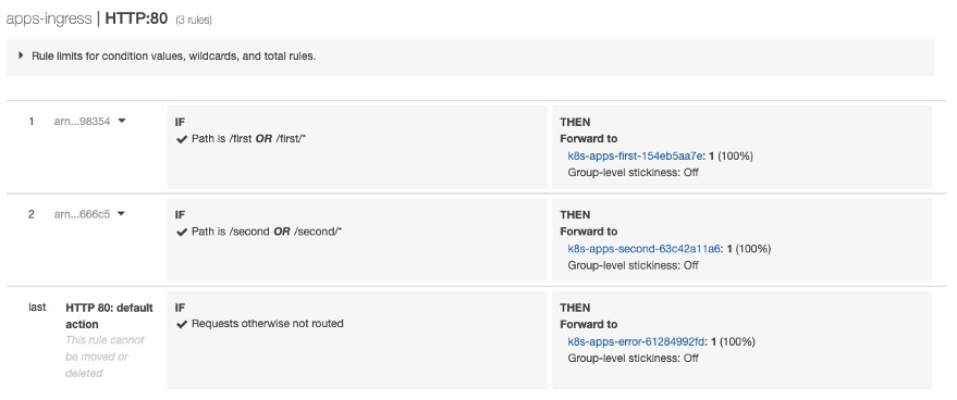  A screenshot of the AWS Console showing the new target group configuration
