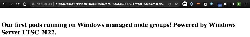 Sample app deployment verification