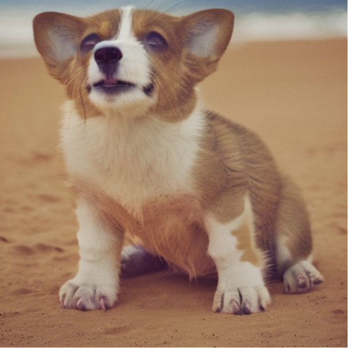 Finally, verify our dogbooth model deployment with a prompt such as: http://k8s-ingressn-ingressn-xxx.elb.us-east-1.amazonaws.com/dogbooth/serve/imagine?prompt=a photo of [v]dog on the beach