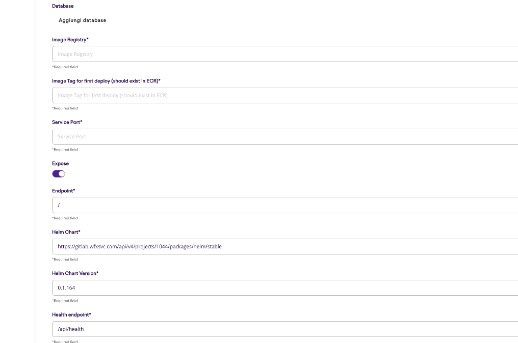 Figure 4: UI for internal teams – part 2